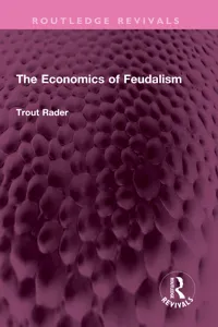 The Economics of Feudalism_cover