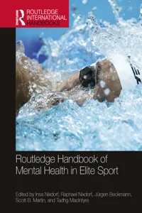 Routledge Handbook of Mental Health in Elite Sport_cover