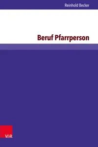 Beruf Pfarrperson_cover