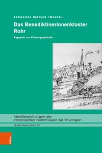 Veröffentlichungen der Historischen Kommission für Thüringen. Große Reihe_cover