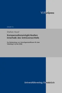 Kompensationsmöglichkeiten innerhalb des Untreuenachteils_cover