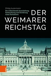 Der Weimarer Reichstag_cover