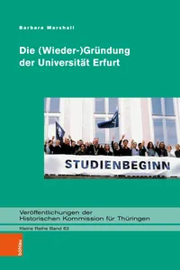 DieGründung der Universität Erfurt_cover
