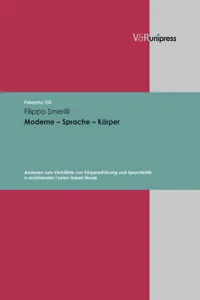 Moderne – Sprache – Körper_cover