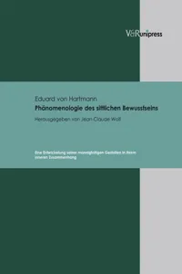 Phänomenologie des sittlichen Bewusstseins_cover