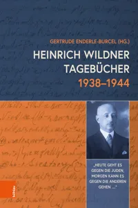 Heinrich Wildner Tagebücher 1938-1944_cover