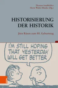 Historisierung der Historik_cover