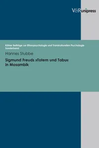 Sigmund Freuds »Totem und Tabu« in Mosambik_cover