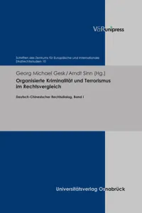 Organisierte Kriminalität und Terrorismus im Rechtsvergleich_cover