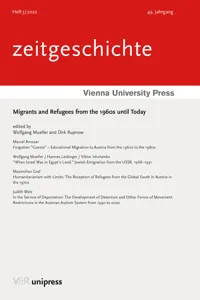 Migrants and Refugees from the 1960s until Today_cover