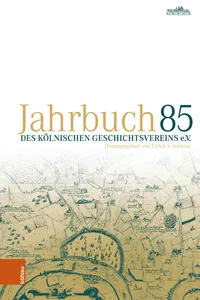 Jahrbuch des Kölnischen Geschichtsvereins e. V. 85_cover
