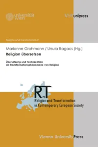 Religion and Transformation in Contemporary European Society._cover