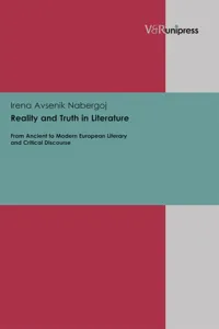 Reality and Truth in Literature_cover