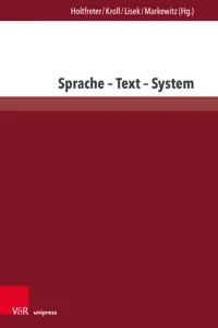 Sprache – Text – System_cover