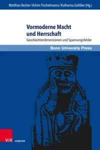 Vormoderne Macht und Herrschaft_cover