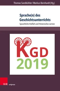 Sprach des Geschichtsunterrichts_cover