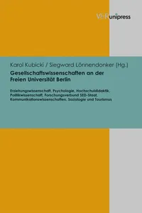 Gesellschaftswissenschaften an der Freien Universität Berlin_cover
