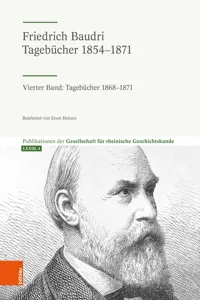 Friedrich Baudri: Tagebücher 1854-1871_cover