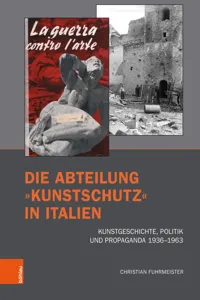 Die Abteilung »Kunstschutz« in Italien_cover