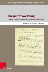 Die Antrittsvorlesung_cover