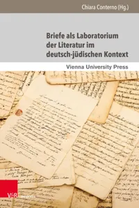 Briefe als Laboratorium der Literatur im deutsch-jüdischen Kontext_cover