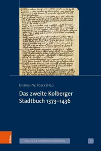 Das zweite Kolberger Stadtbuch 1373–1436_cover
