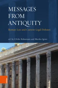 "Messages from Antiquity"_cover