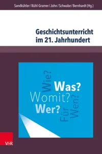 Beihefte zur Zeitschrift für Geschichtsdidaktik._cover