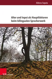 Alter und Input als Hauptfaktoren beim bilingualen Spracherwerb_cover