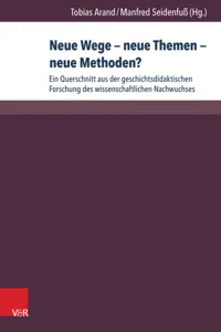 Beihefte zur Zeitschrift für Geschichtsdidaktik._cover