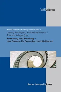 Forschung und Beratung – Das Zentrum für Evaluation und Methoden_cover