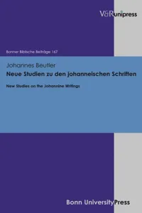 Neue Studien zu den johanneischen Schriften_cover