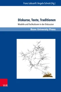 Diskurse, Texte, Traditionen_cover