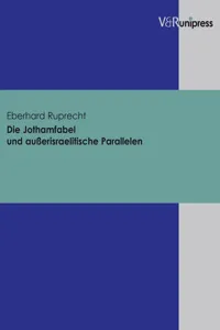 Die Jothamfabel und außerisraelitische Parallelen_cover