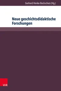 Beihefte zur Zeitschrift für Geschichtsdidaktik._cover