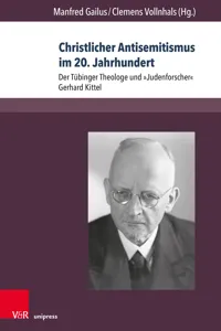 Christlicher Antisemitismus im 20. Jahrhundert_cover