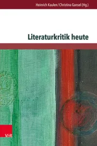 Literaturkritik heute_cover