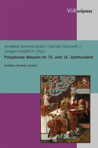 Polyphone Messen im 15. und 16. Jahrhundert_cover