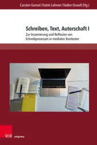 Schreiben, Text, Autorschaft I_cover