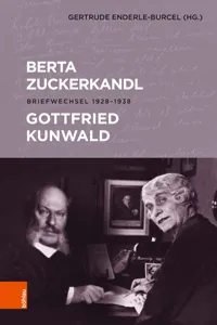 Berta Zuckerkandl - Gottfried Kunwald_cover