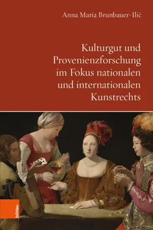 Kulturgut und Provenienzforschung im Fokus nationalen und internationalen Kunstrechts