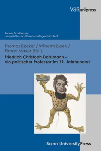 Bonner Schriften zur Universitäts- und Wissenschaftsgeschichte._cover