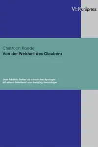Von der Weisheit des Glaubens_cover