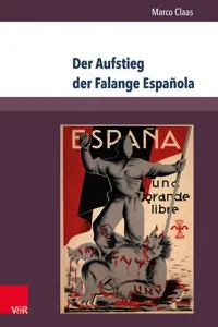 Der Aufstieg der Falange Española_cover