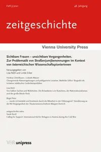 Sichtbare Frauen – unsichtbare Vergangenheiten_cover