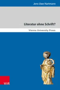 Literatur ohne Schrift?_cover