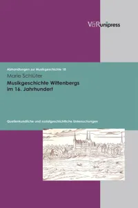 Musikgeschichte Wittenbergs im 16. Jahrhundert_cover