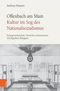 Offenbach am Main. Kultur im Sog des Nationalsozialismus_cover