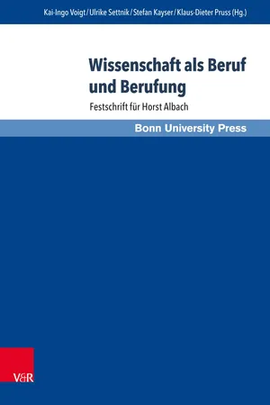 Wissenschaft als Beruf und Berufung