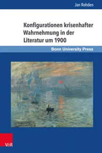 Konfigurationen krisenhafter Wahrnehmung in der Literatur um 1900_cover